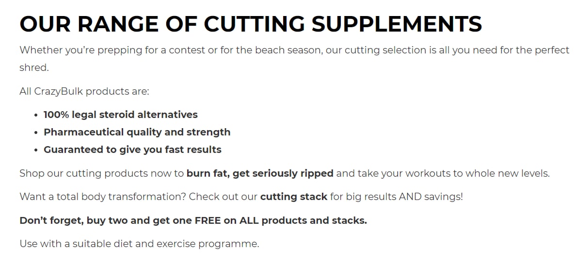 6 week steroid cutting cycle